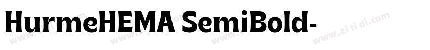 HurmeHEMA SemiBold字体转换 HurmeHEMA SemiBold字体转换